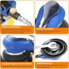 Air Random Orbital Sander with Pad 5"(125mm), 10000RPM Dual Action Pneumatic Palm Sander with Speed Regulation, Air Powered and Swirl Free,
