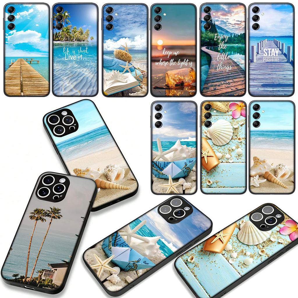 Mountain Sea Beach Travel Phone Cover Case for Xiaomi Redmi Note 14 12 13 ProPlus A3 Pro Plus 12C 13C 14C 5G 4G Casing