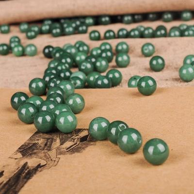 30pcs Natural Green Jade Beads Beautiful Multicolor Beads Handmade Diy Bracelet Necklace Jewelry Handmade Beads Accessories
