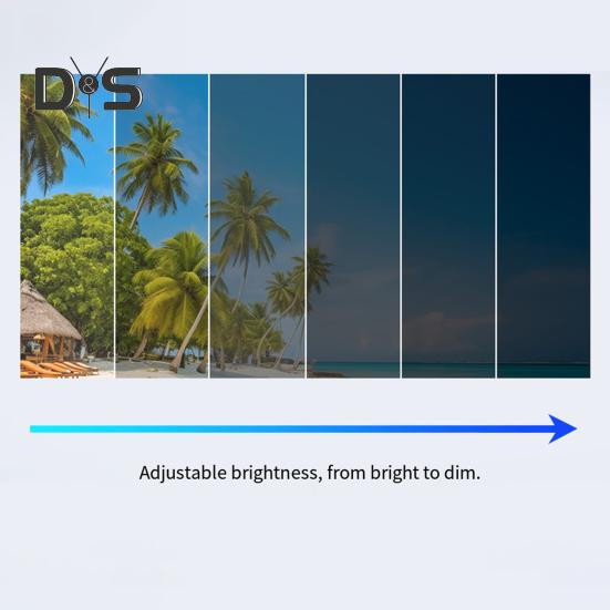 Nastaviteľné tónované slnečné okuliare s 1-9 prevodmi Retro okrúhle polarizované okuliare so šošovkami s ND filtrom pre mužov Rybolov Šoférovanie Pláž Tmavé