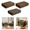 Monitor Stand Riser Wooden Desktop Organizer Durable Storage Drawer Office Desk Organizer for Study or Workspaces