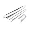 For Toyota Innova 2016-2025 Rear Wiper Cover 3Pcs Back Window Wipers Blade Windshield Chrome Sticker Car Styling Accessories