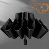 1Pc Manual Folding Umbrella Large Double Size Uv Protection Sun Rain Resistant Compact Shade Sunny And Rainy Umbrella