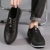 Spring and Autumn Large Size Men's Casual Leather Shoes Soft Sole Lightweight Trendy Men's Fashion Versatile Driving Shoes