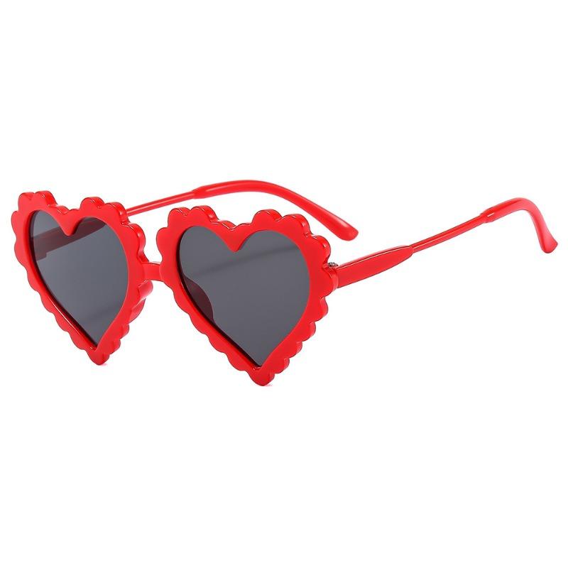 Cute Baby Cartoon Glasses Heart Shaped Fashion UV Resistant Sun Glasses For Boys And Girls Personalized Children's Love Glasses