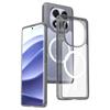 For Redmi Note14 Magnetic Phone Case Thickened Acrylic Space Crystal 13pro14c Transparent Protective Cover