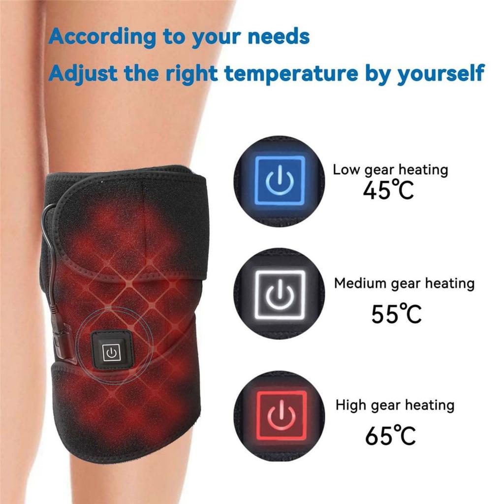 Usb Heating Knee Pads Electric Heating Knee Pads Hot Compress Moxibustion Knee Warmers For The Elderly Heating Knee Pads