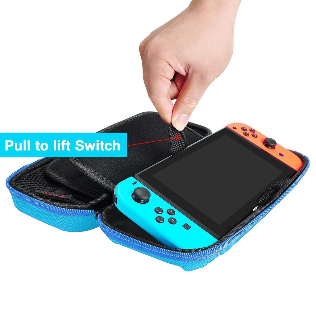 Nintendo Switch OLED EVA Protective Storage Bag with Four-Card Holder