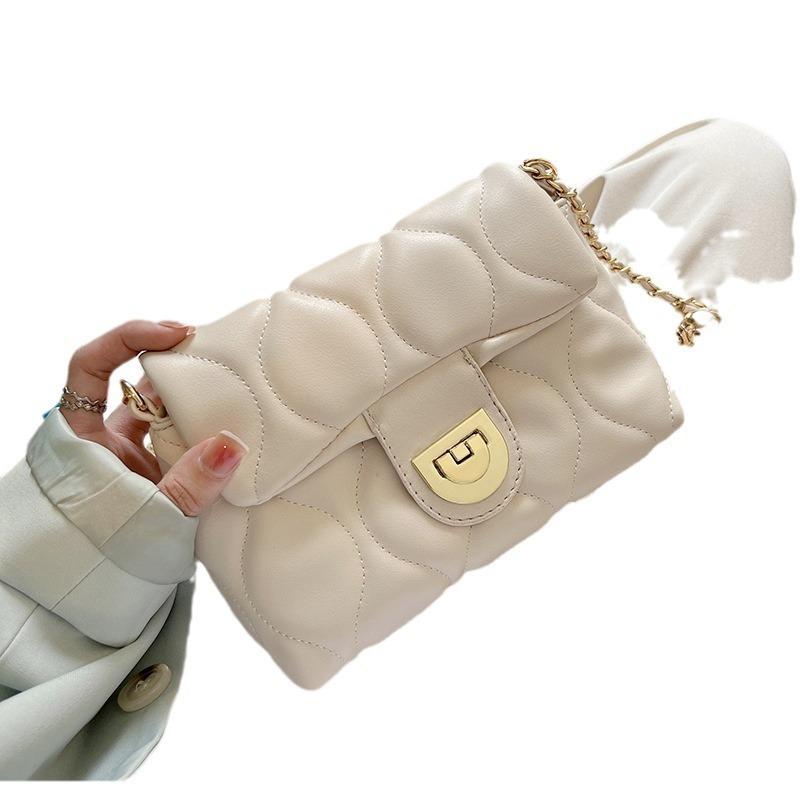 Niche Light Luxury Chain Women's Bag Shoulder Bag Crossbody Bag Student Bag New Fashion Versatile Sweet Girl Small Bag