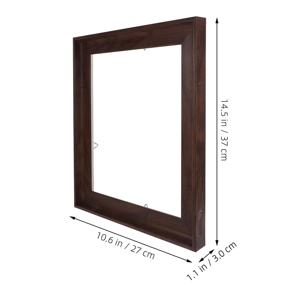 Oil Painting Frame 20x30cm Coffee Brown Canvas Floating Frames Wooden Picture Frames For Photo Picture Home Decoration