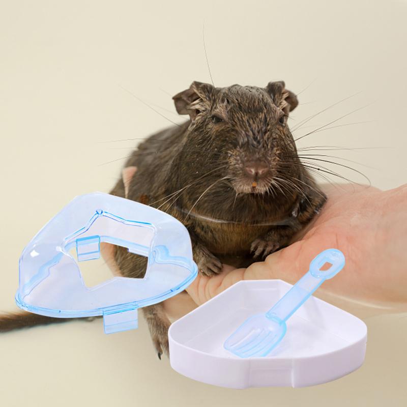 Hamster  Bathroom  Toy, Five-pointed Star Entrance Transparent Bathtub, Sand Bath Room With Sands