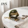 Artistic Toad Beaded Accessory Frog Coin Purse DIY Kit, Craft Decorative Handbag Charm Pendant Cute Keychain Pouch, Handmade Kiss Lock for Women Girls