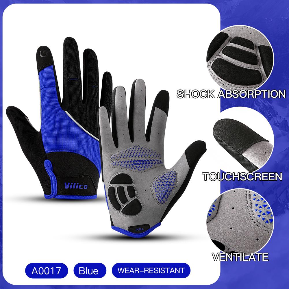 Mtb Cycling Gloves Black Touch Screen Men Women Road Bike Gloves Silicone Gel for Gym Riding Bicycle Motorcycle