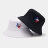 New State Flag Embroidered Bucket Hat Outdoor Sunscreen Sunshade Sun Hat Men's and Women's Leisure Basin Hat
