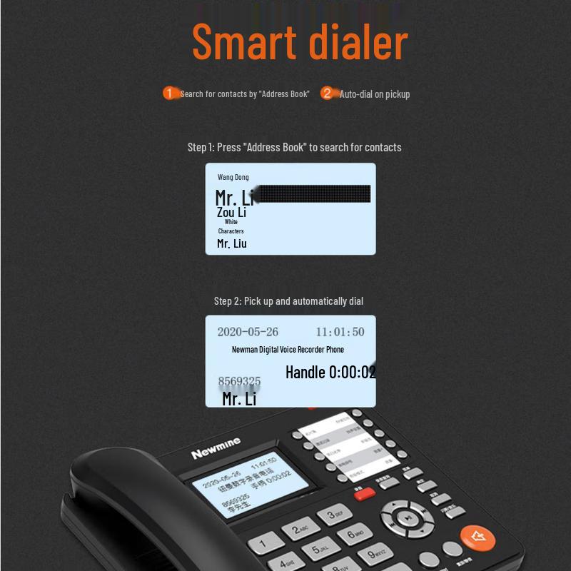 Newman HL2008TSD-9081(R) Long Recording IP Phone (CN Version)