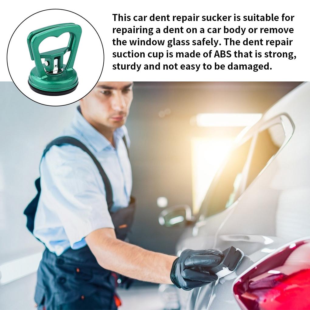 Car Dent Puller Metal Silicone Bodywork Panel Ding Suction Cup Handle Portable Dent Repair Sucker
