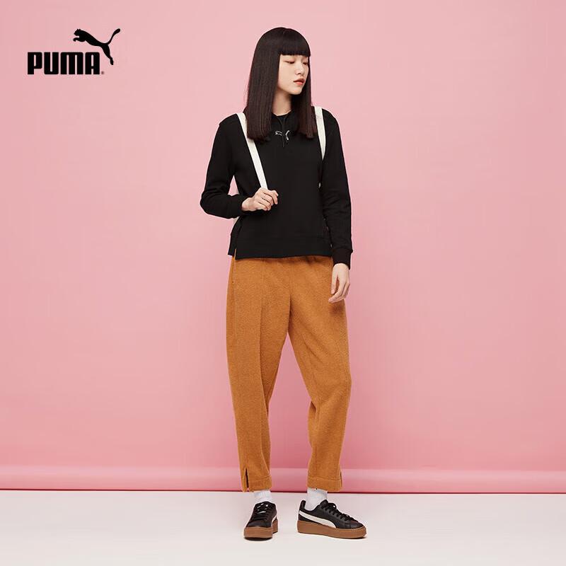 PUMA Women s HER Embroidered Hooded Sweatshirt M