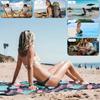 Flamingo & Palm Leaf Printed Beach Towel: Dive into Summer Vibes! Suitable for towels, bath towels, beach towels