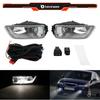 Fog Lights Front Bumper Driving Lamps Kit W/ Wiring Harness H11 Yellow Bulb, for Honda Accord 4 Doors 2003-2007