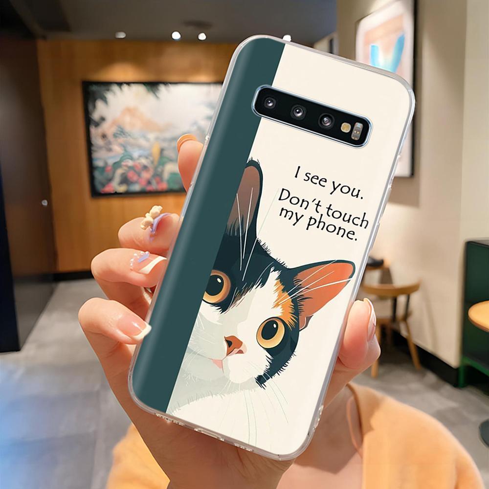 Phone Case For Samsung Galaxy S10 Plus Case Fundas Cases For Samsung Galaxy S10 S 10+ S10E Soft TPU Silicone Bumper Cover Coque