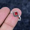 Mozambique Garnet Gemstone Handmade 925 Sterling Silver Jewelry Ring Size 8 MM-3440