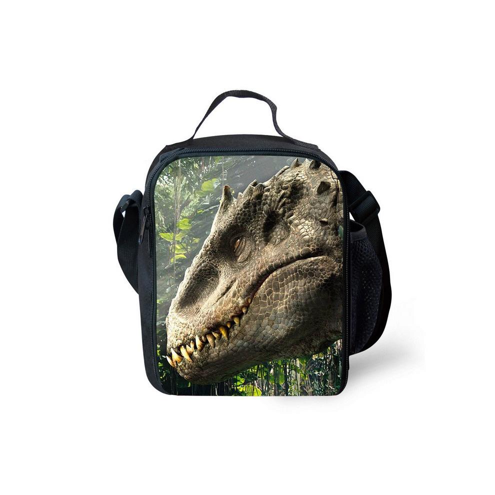 Jurassic World Dinosaur Lunch Bag Insulated Thermal Cooler For Students And Picnics