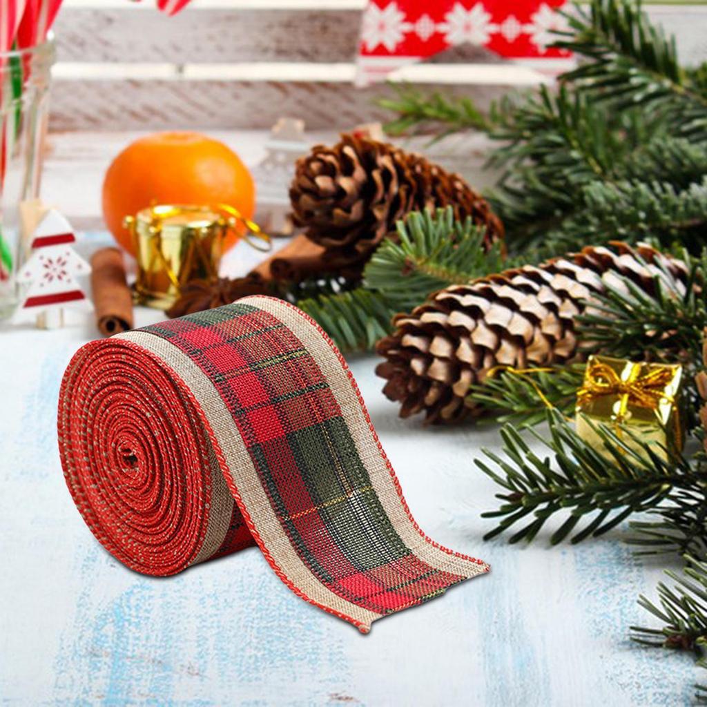 Christmas Ribbon DIY Fashion Present Wrapping Multipurpose Xmas for