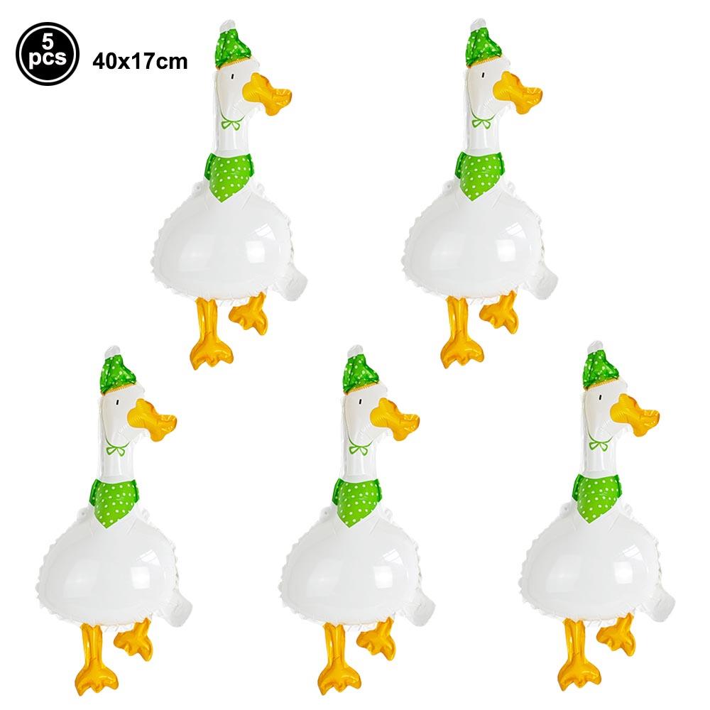 Farm Chick Foil Balloon White Goose Duck Pig Sheep Chicken Walking Animal Balloons Baby Shower Farm Theme Birthday Party Supplie