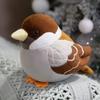 Chubby Round Stuffed Bird Doll Cute Cartoon Simulation Sparrow Doll  Birthday Gift