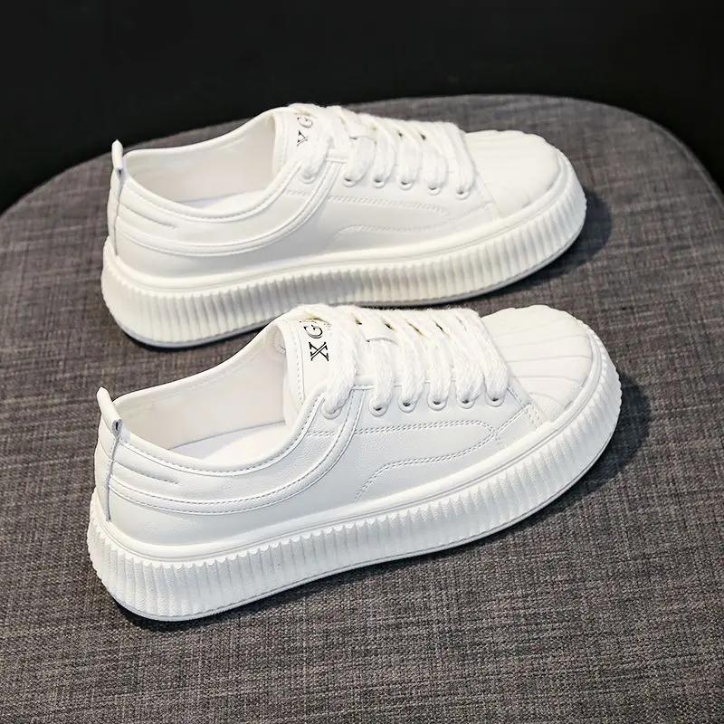 Fashion White High on Platform Women's Shoes Designer Luxury Vulcanized Shoe New Arrival 2025 39 Comfortable and Elegant Ladies Footwear