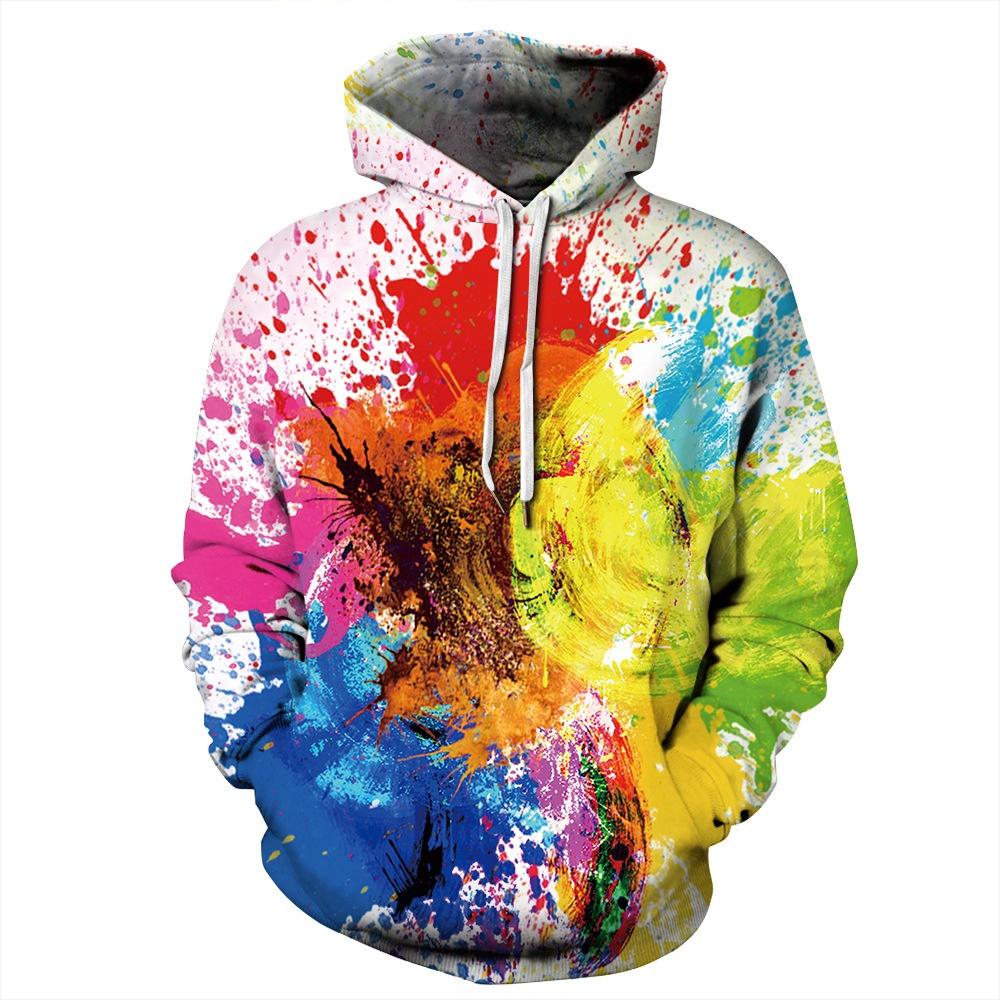 Premium Women/men 3d Whirl Hypnosis Print Galaxy Hoodie Sweatshirt For Ultimate Comfort And Style