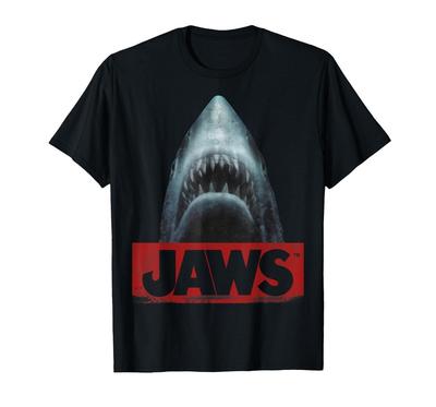 Jaws Klassisches Box-Logo T-Shirt T-Shirt
