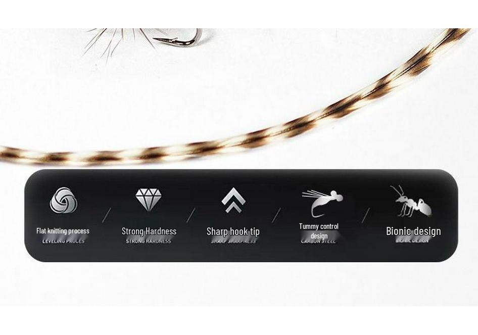 2026 Red-bellied Ant Mosquito Lure Hook for Fly Fishing