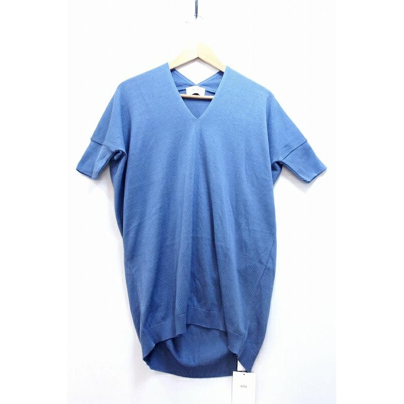 AZUL by moussy tag V-neck tunic dolman sleeve knit sweater S 250BSA70-501C kz5204230210