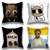 Jack Stauber Album Pillow Case Anti-dustmite Pillowcase Invisible Zipper Silky Short Plush Sofa Cushion Cover