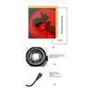 USB Powered Sunset Lamp 360 Degree Rotation LED Projection Night Light Romantic Photography