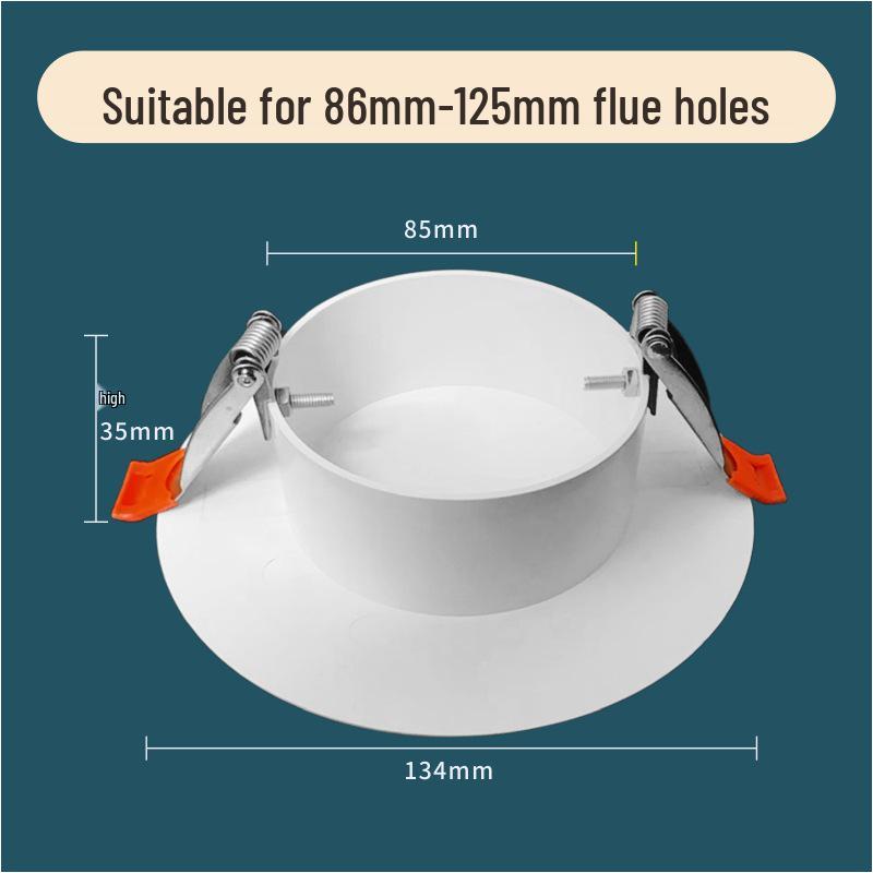 Round Air Conditioner Exhaust Pipe Decorative Cover and Seal