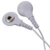 4-in-1-Elektrodenkabel Weiß 4-adriges Druckknopf-Elektrodenkabel Kabel-Leitkabel Elektrischer Massager