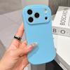 Trendy Candy Color Glossy Phone Case for For Iphone 17 Pro Max 16 1 14 13 12 11 Soft TPU Shockproof Cover Solid Pastel Color Hoesje
