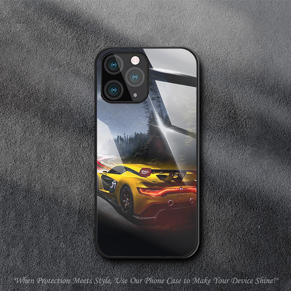 Super Cars Renault Case For iPhone Samsung Galaxy Redmi Note S 17 16 15 14 13 20 24 25 54 Pro Max Ultra Fe Air Tempered Glass Cover