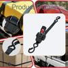 Ratsche Spanngurt Zurrgurt Verstellbar S-Haken Schwerlast Auto Selbstaufrollend,