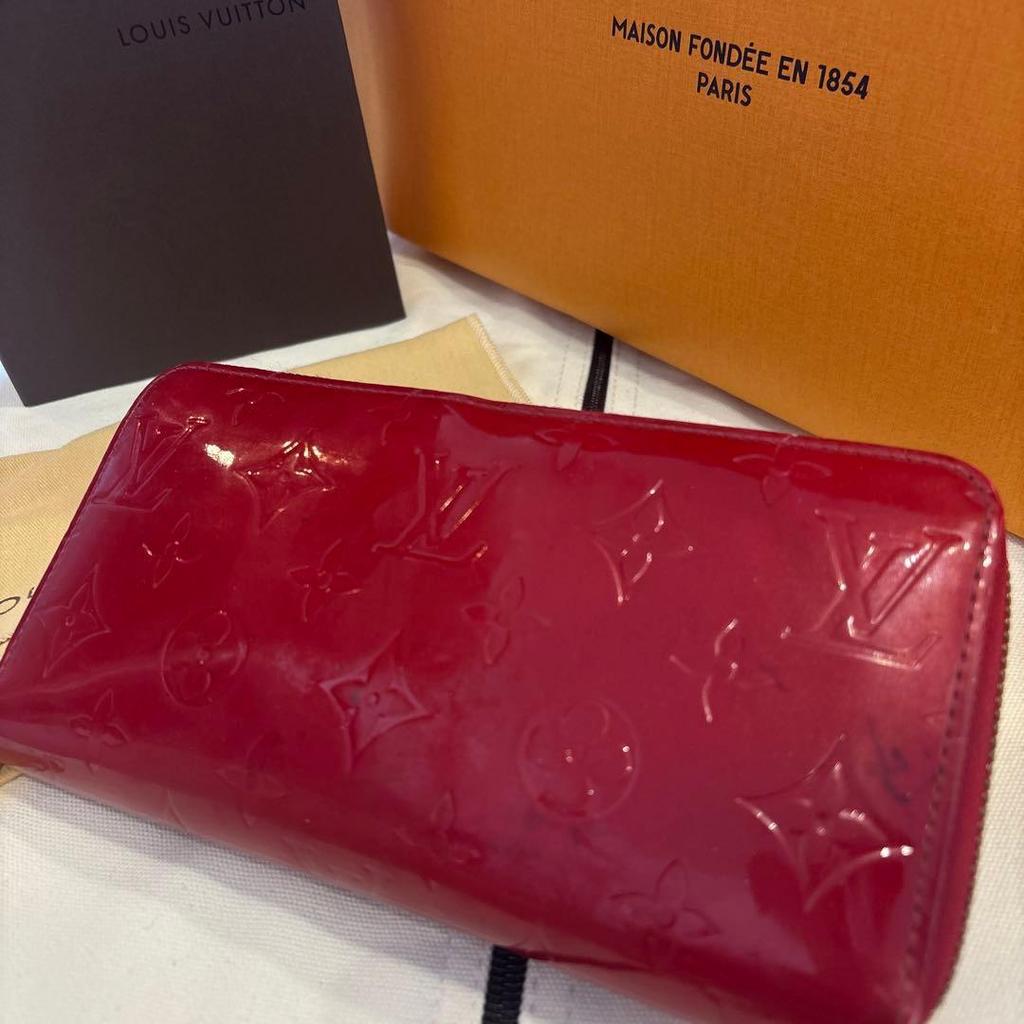 Used Louis Vuitton Vernis Zippy Wallet Long Wallet