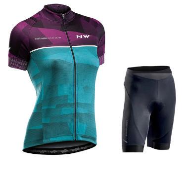 NW cycling suit short-sleeved suit road cycling suit women's summer slim-fitting cycling shorts perspiration breathable