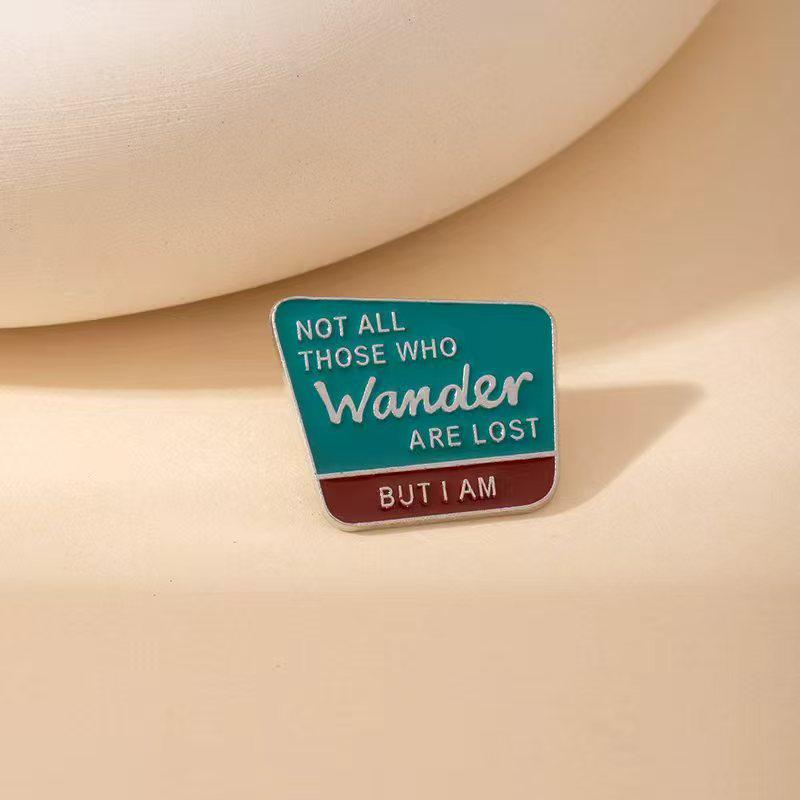 

Film & TV Quote Zinc Alloy Brooch Badge