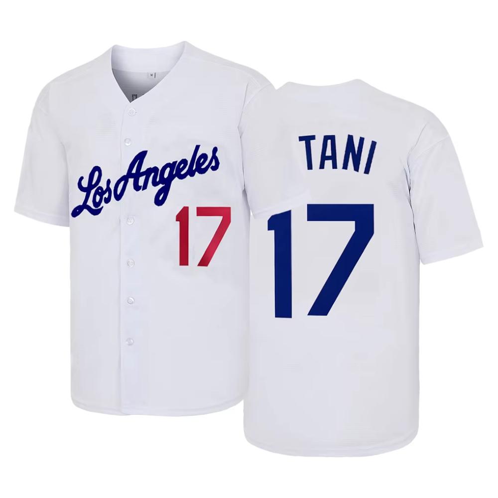 #17 Ohtani izšūta beisbola forma Japāna