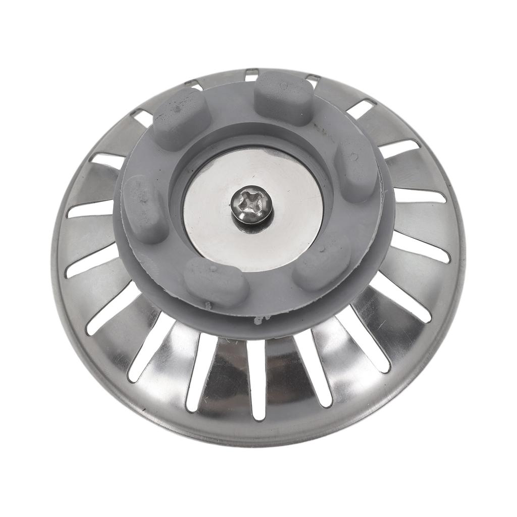 Edelstahl Küchenspüle Sieb Stöpsel Abfluss Sieb Becken Abflussstopfen Verstopfungsschutz Bodenablauf Küchenzubehör