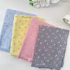 60-Count Cotton Digital Print Fabric: Fresh Plaid Bow Floral Design for Women's, Children's, Family, and DIY Projects
