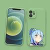 Urocze etui na telefon Konosuba Aqua dla iPhone 14 11 12 13 Pro Max X XR XSMax 6 6S 7 8 Plus SE 2022 Miękkie kwadratowe kolorowe etui na telefon