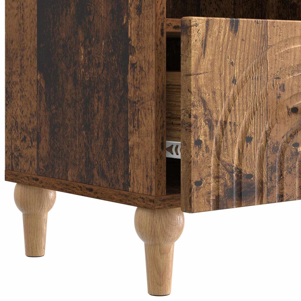 TV Cabinet Reclaimed Wood Look 102 x 34.5 x 50 cm Engineered Wood