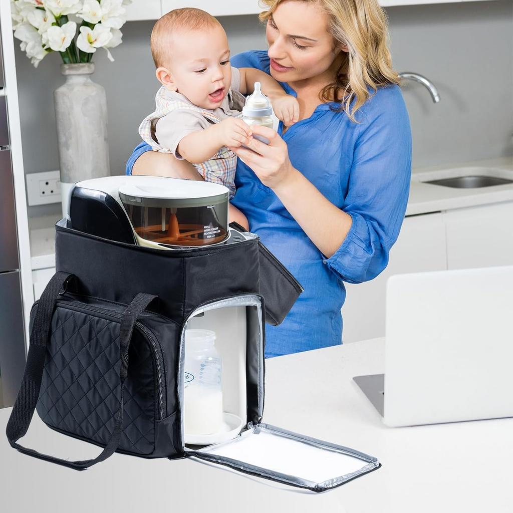 SFYBYHEART Carrying Case Compatible with Baby Brezza Formula Pro Advanced Formula Dispenser Machine Carrying Bag - Baby Formula Mixer Travel Bag with